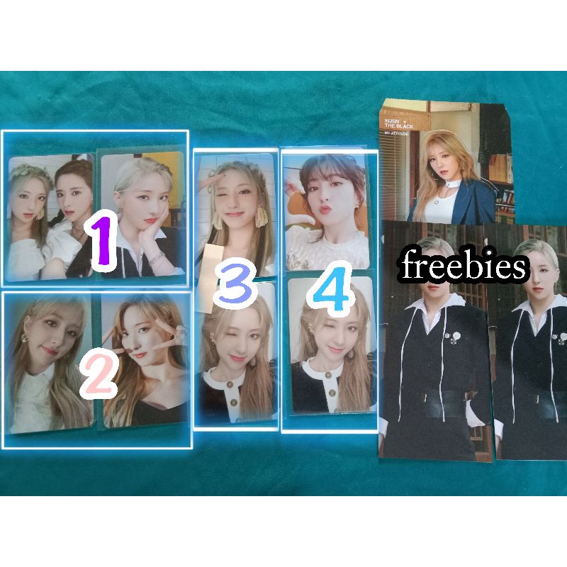 Photocard eunseo wjsn neverland, unnatural, the black