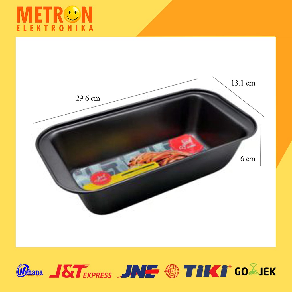 MAXIM BAKEWARE LOAF PAN 29.6 x 13.1 x 6 cm LOYANG KUE CAKE ANTI LENGKET - BWLP(ZX)29