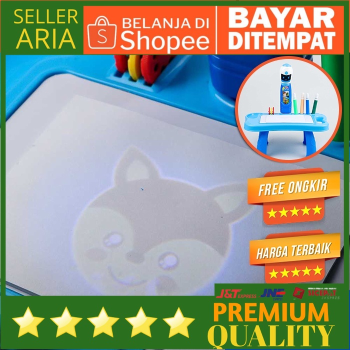 

[GARANSI ORIGINAL] CHILDREN LED PROJECTOR ART DRAWING TABLE TOYS KIDS PAINTING BOARD MEJA LUKIS ANAK LED PROYEKTOR MEJA BERMAIN EDUKASI PELAJARAN MENGGAMBAR ANAK-ANAK BELAJAR GAMBAR MELUKIS MELATIH KREASI ANAK