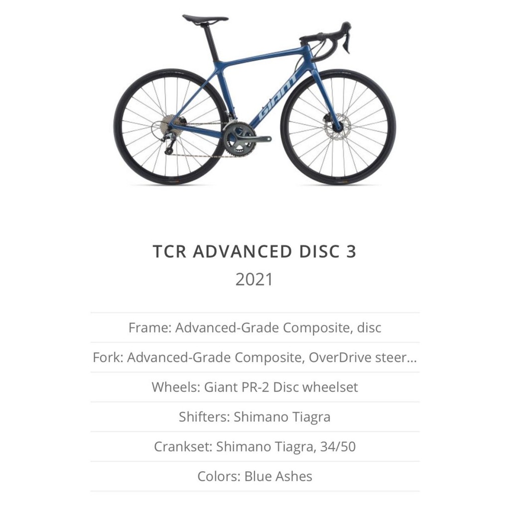 ROADBIKE GIANT TCR ADVANCED 3 DISC