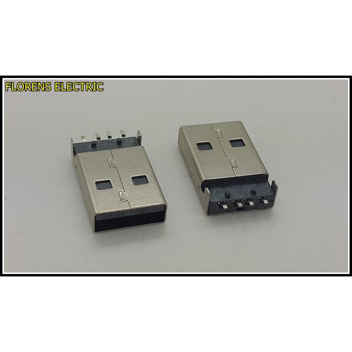 Soket USB MALE for PCB / Socket USB MALE 4 pin