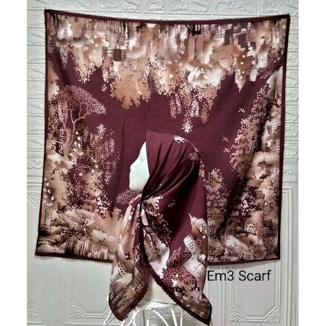 HIJAB SEGIEMPATVOAL MOTIF LASERCUT Kotasari series