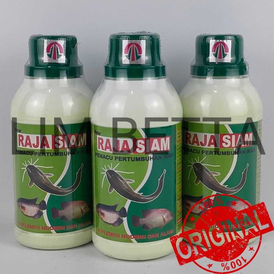 RAJA SIAM 250 ML / MULTIVITAMIN PEMACU PERTUMBUHAN IKAN