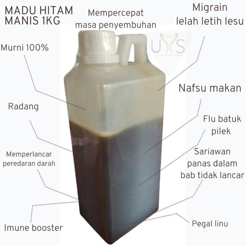 

madu hitam manis 1kg