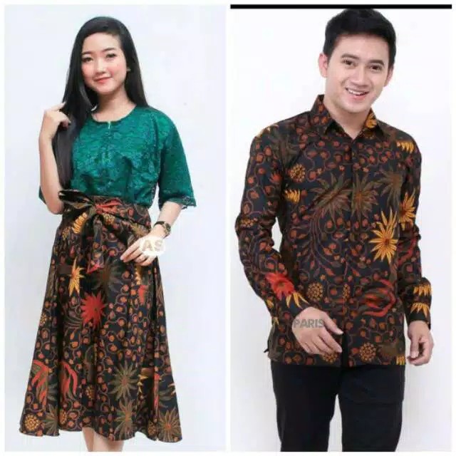 Maura Couple - Sania Ruffle Batik Couple
