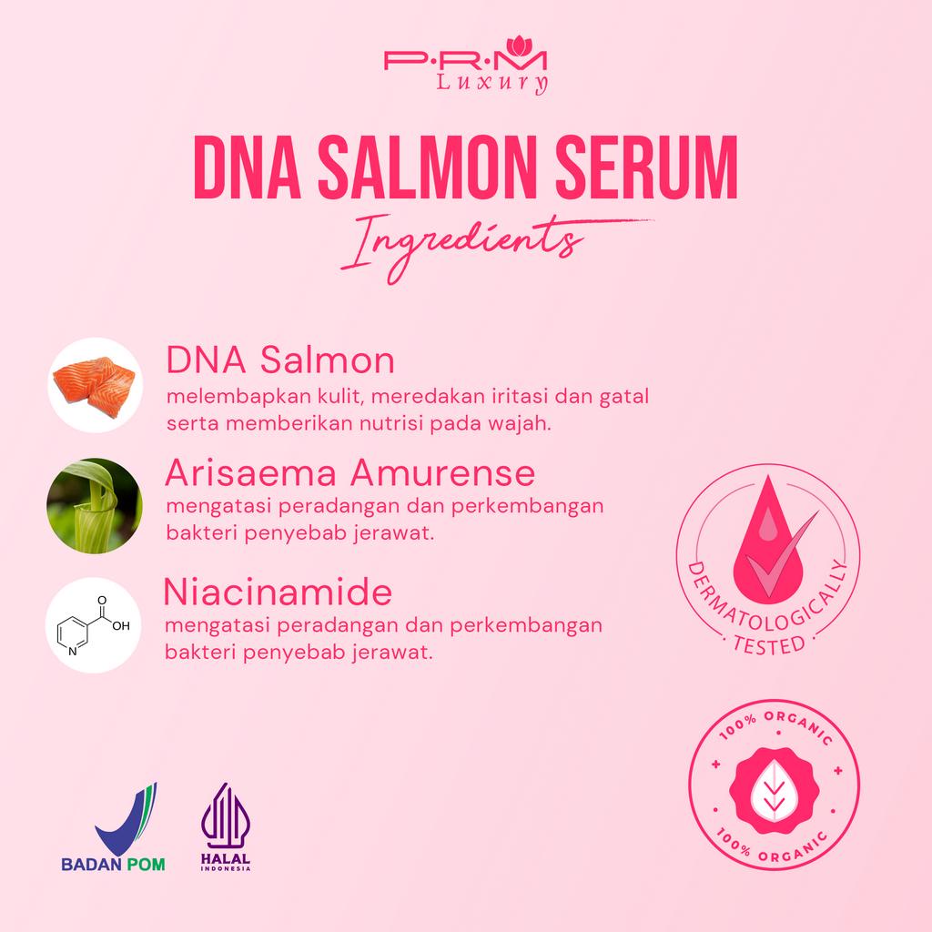 SERUM DNA SALMON WITH AMURENSE EXTRACT PRM LUXURY BPOM/SERUM DNA SALMON/SERUM VIRAL/GLOWING