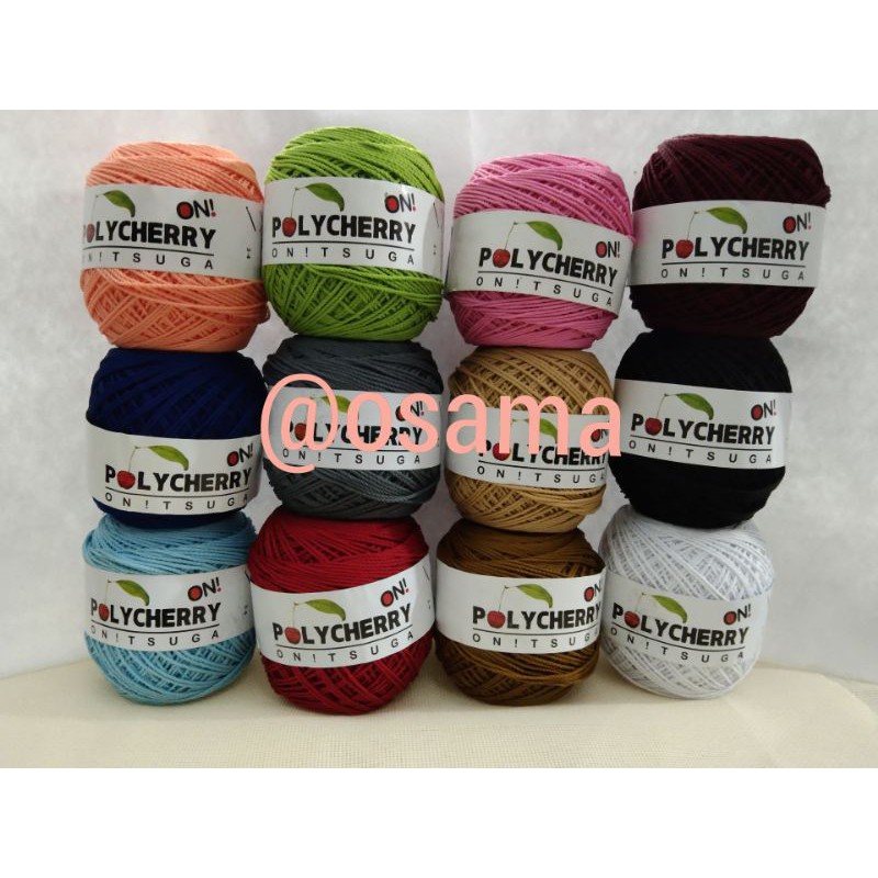 Benang rajut / benang rajut polycherry