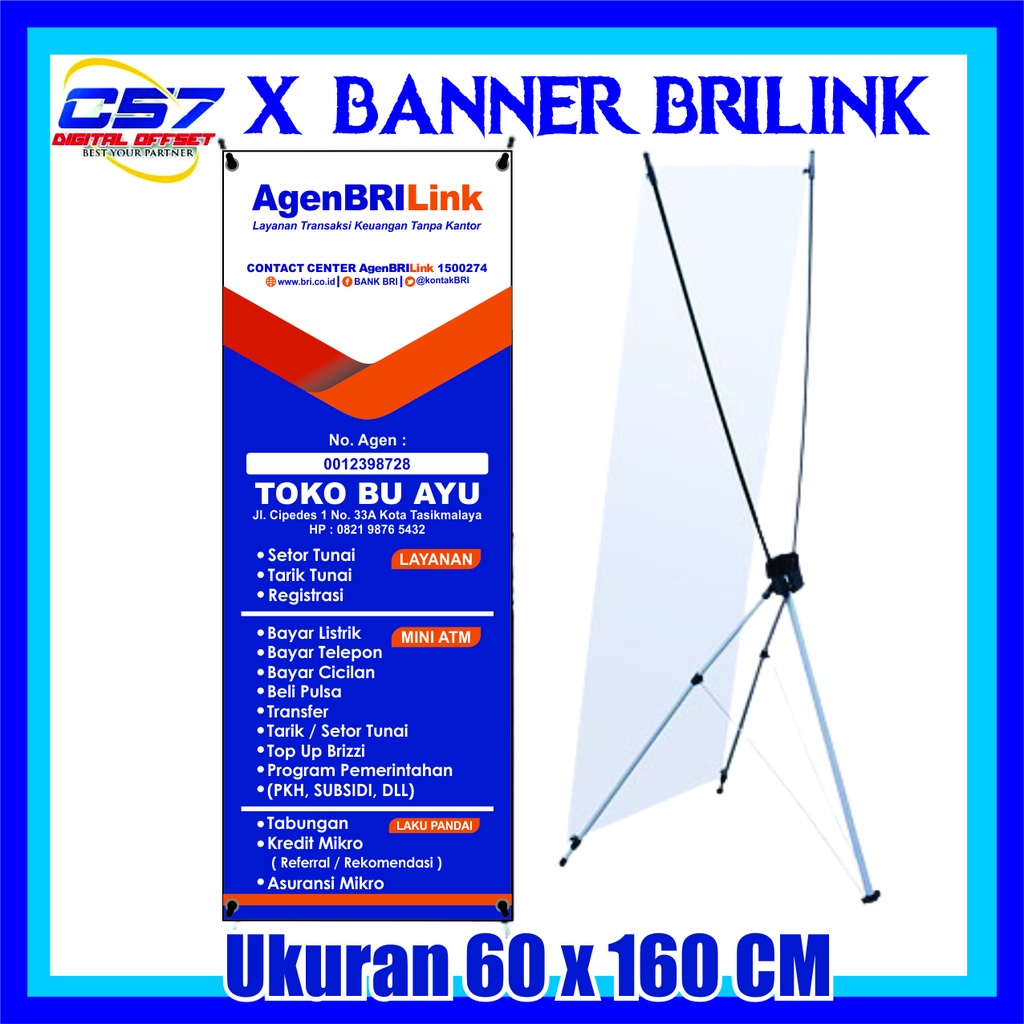 SPANDUK BRILINK | SPANDUK AGEN BRILINK | SPANDUK BRILINK MURAH