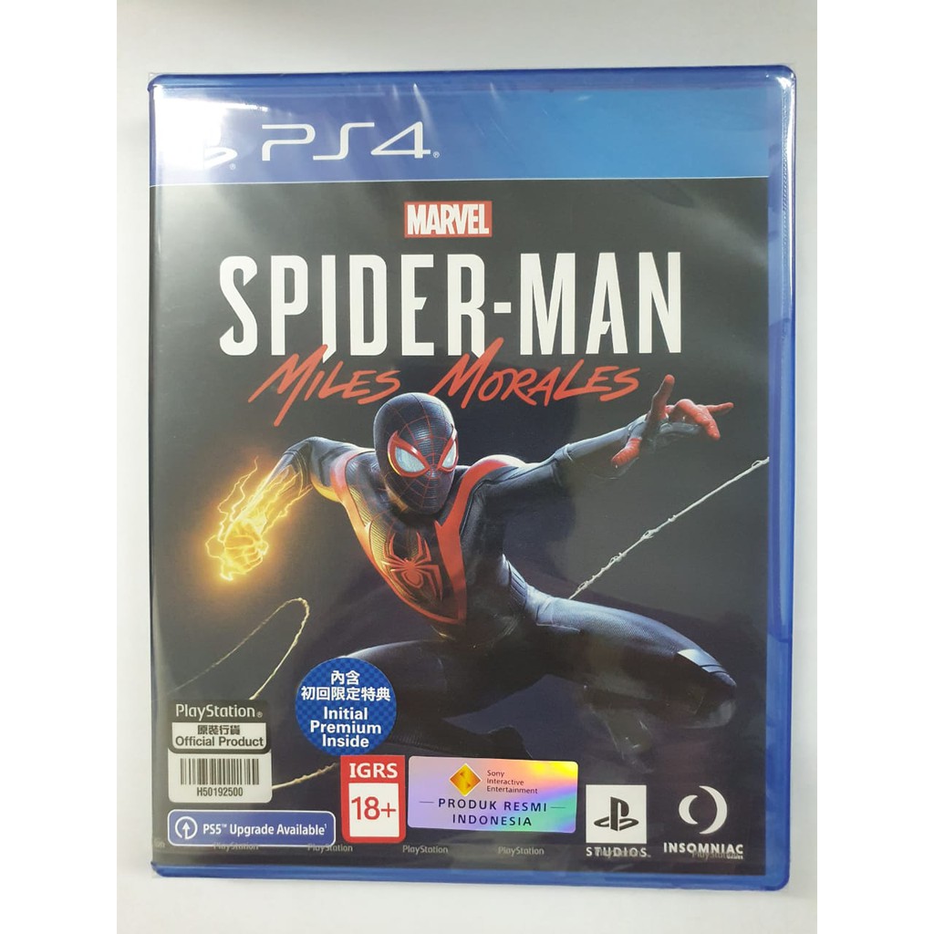 BD PS4 Marvels SpiderMan Miles Morales Reg 3