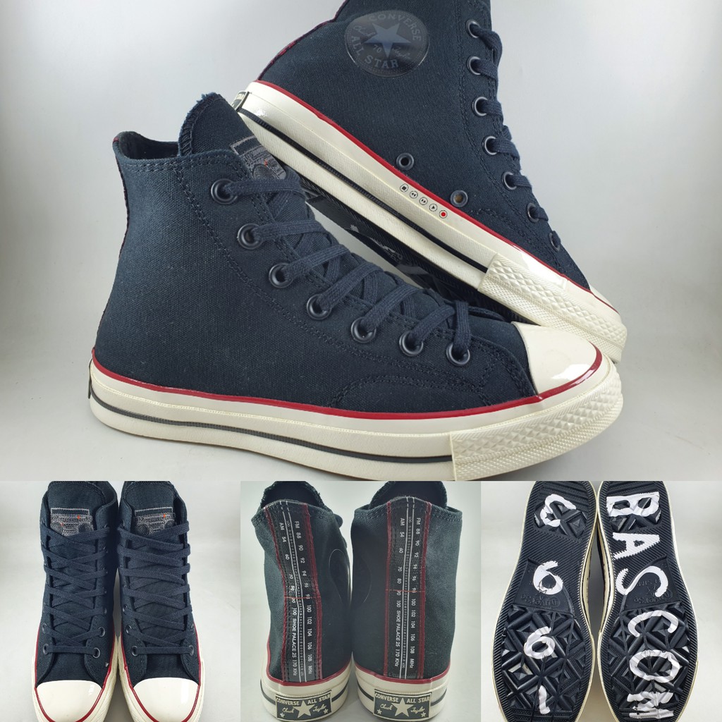 Sepatu The Shoe Palace x Converse 70s High Bascom 1993 Black Hitam | Shopee  Indonesia