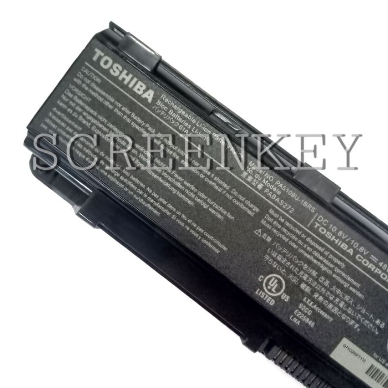 Baterai Original Laptop Toshiba Satellite PA5109-1BRS C40 C50 C70 L70 C40-A C40-D C40D-A C40T C40T-A