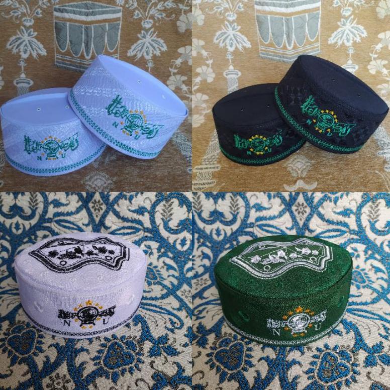 [BON.02Jl22ˣ] Peci songkok NU peci nu kopiah nu kopyah nu dewasa peci nu bordir nama peci nu ac peci
