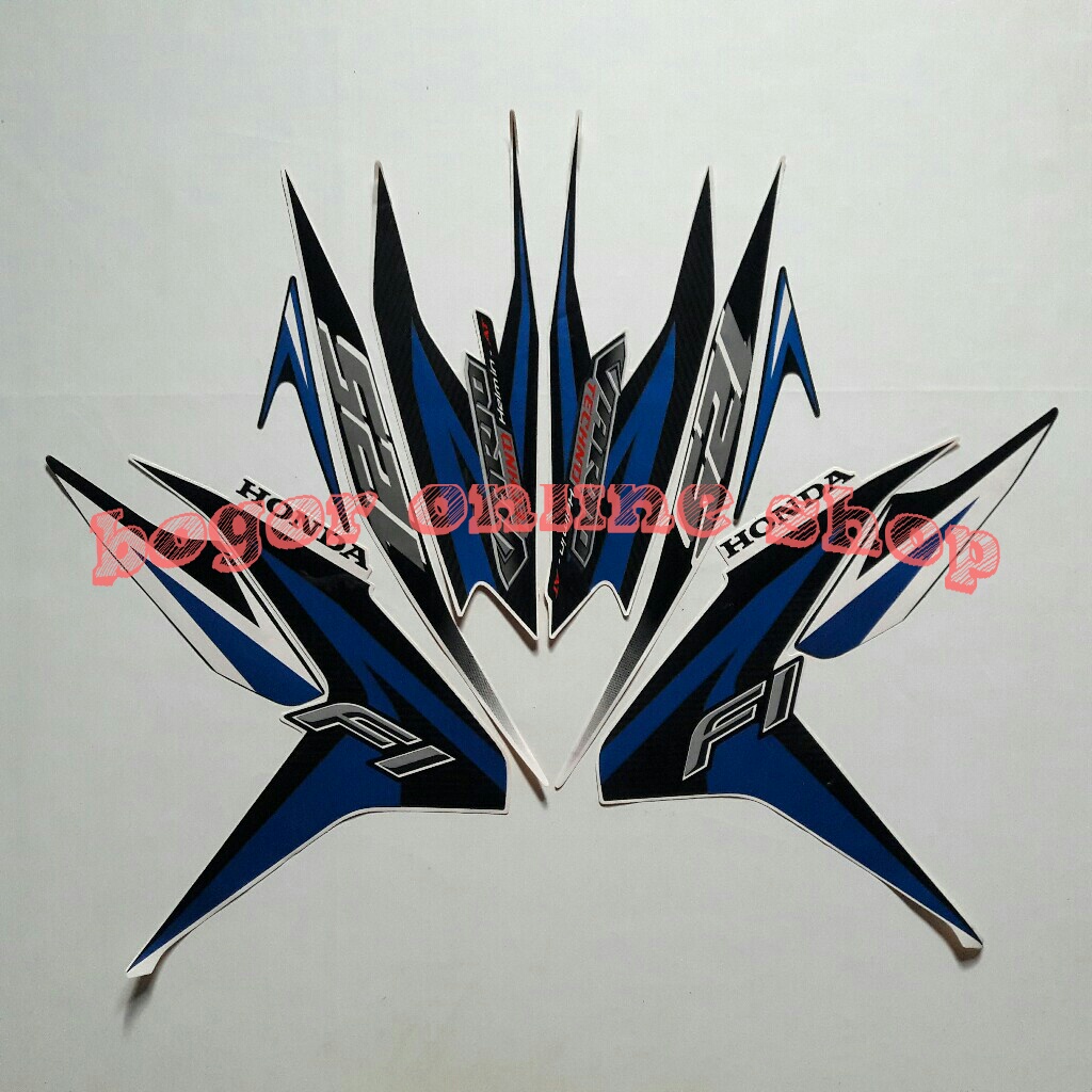 stiker motor vario techno 125 fi 2012 putih biru