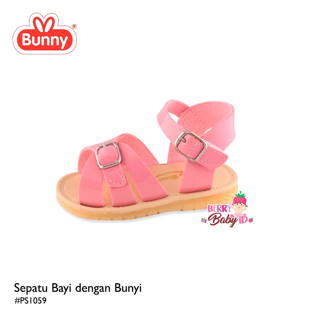 Lusty Bunny Sepatu Sandal Bayi Bunyi Cit Cit Prewalker LSH020 PS-1059 Berry Mart