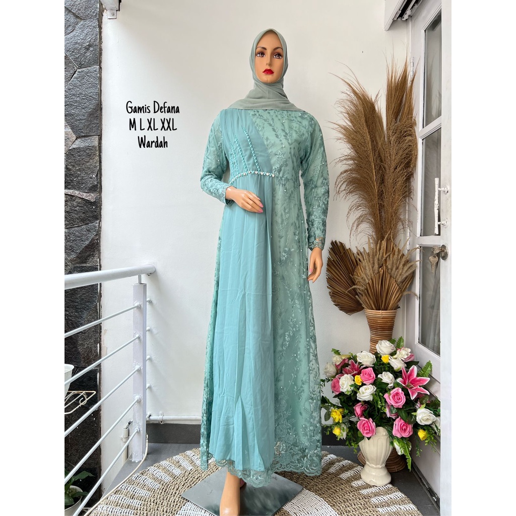 GAMIS PESTA TERBARU/ GAMIS DRFANA PREMIUM/ GAMIS KONGANGAN/ GAMIS TILE/ GAMIS/ GAMIS KEBAYA TERBARU 2022/ GAMIS BRUKAT MEWAH/ GAMIS WISUDA/GAMIS PESTA KEKINIAN