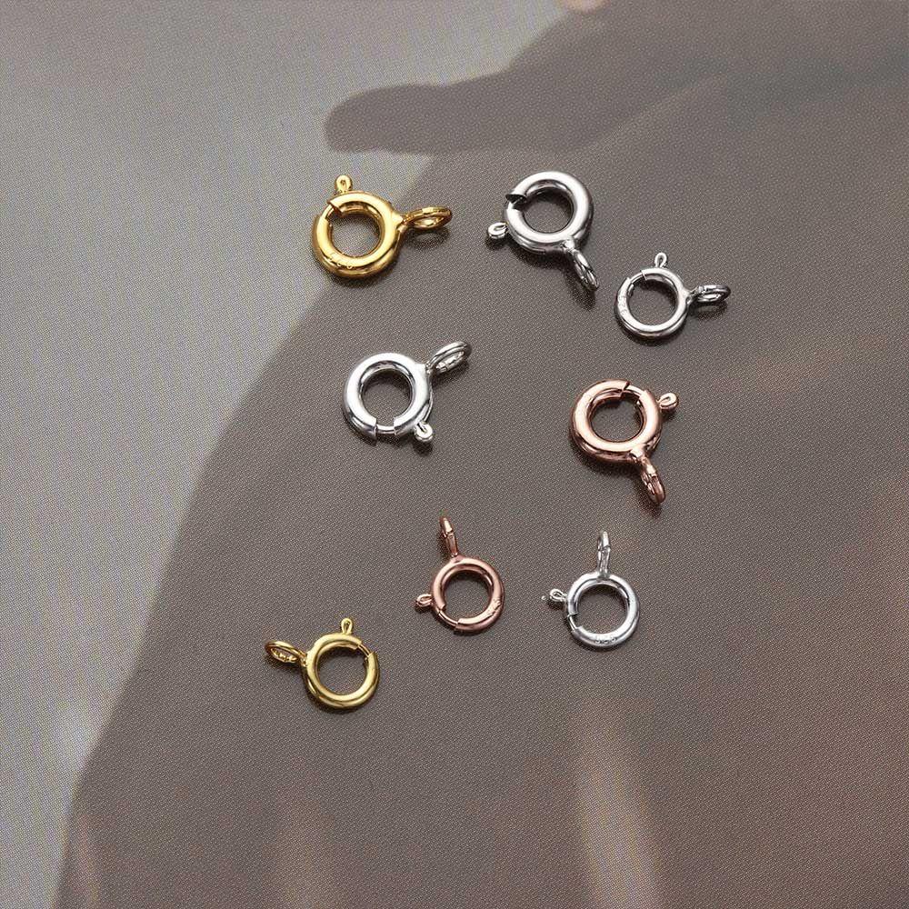 Preva Spring Clasp Konektor Gelangkalung DIY Dengan Cincin Terbuka