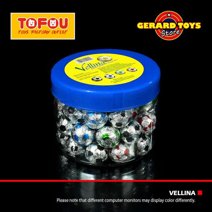 

Permen Cokelat Vellina Coklat Bola Toples isi 60pcs BANGET HHR1672