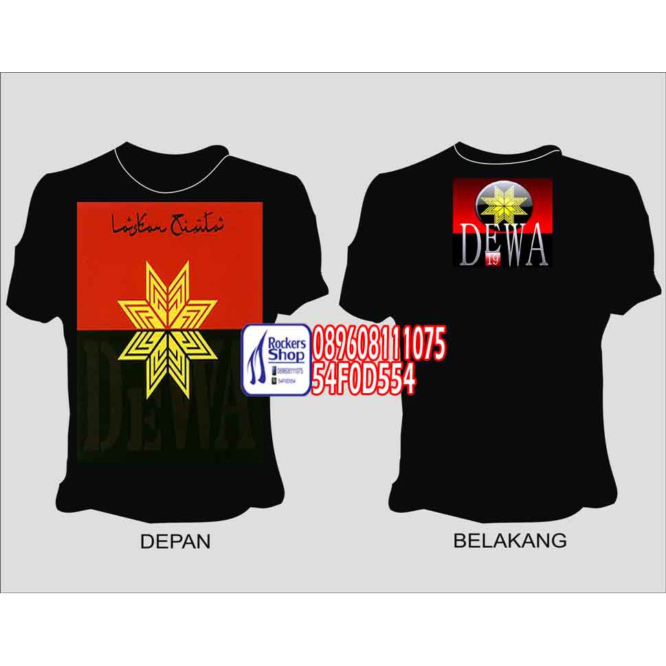 KAOS DEWA 19 COVER ALBUM LASKAR CINTA
