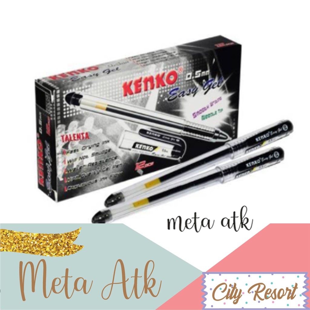 

Pulpen gel Kenko Easy gel 0.5mm