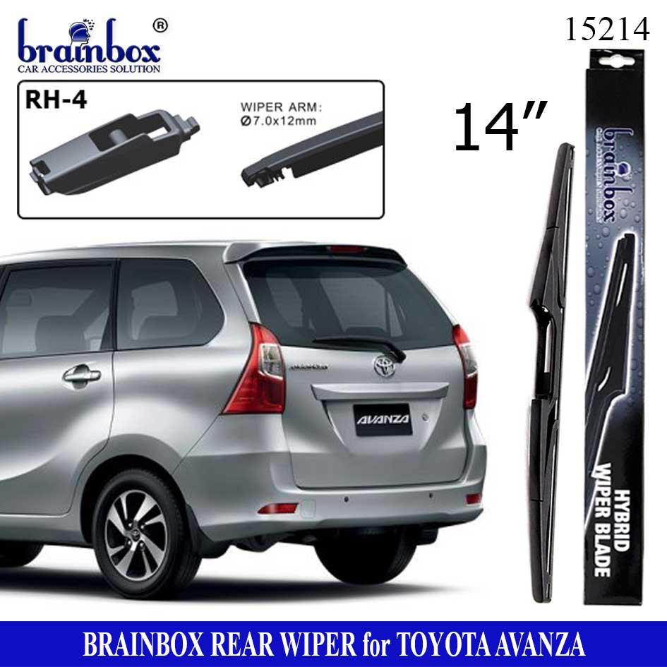 HIGH QUALITY Rear Wiper Blade Avanza Xenia Wiper Belakang Kaca Mobil Karet Pembersih Kaca Mobil Wipe
