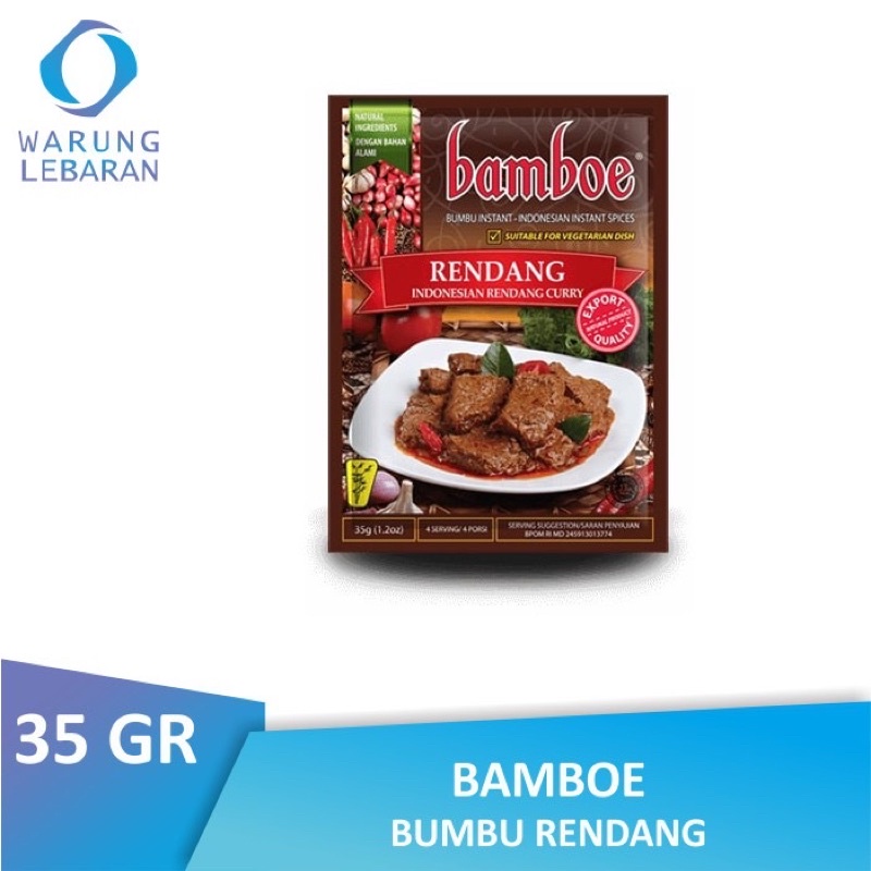 

BAMBOE BUMBU RENDANG 35g