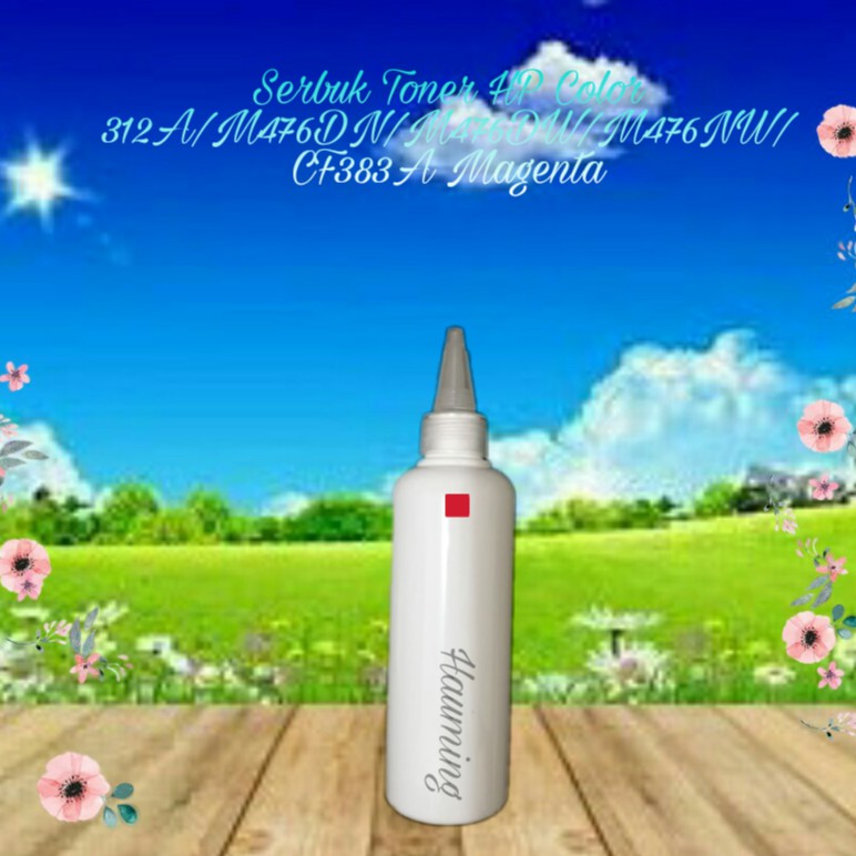 Serbuk Toner HP 312A LaserJet Pro M476 M476DN M476DW M476NW CF383A Magenta 1x Isi