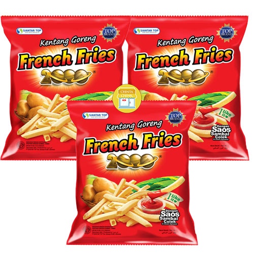 

Snack French Fries 2000 Kentang Goreng dengan Saos Sambal Siantar Top