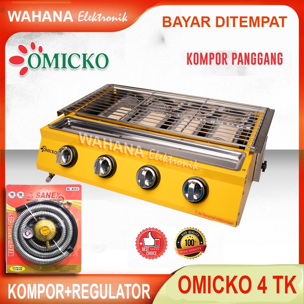 Jual Mesin Panggang Sosis Bakar 4 Tungku Gas Roaster Kompor