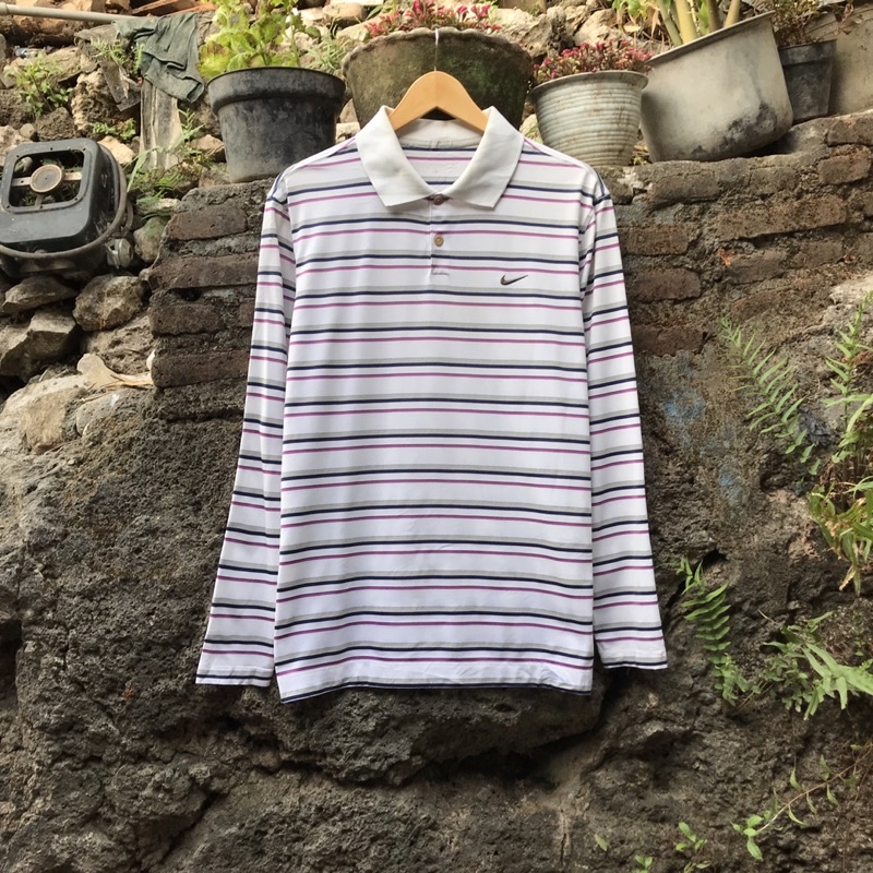 Polo Shirt Rugby Nike Golf Size L Second Original