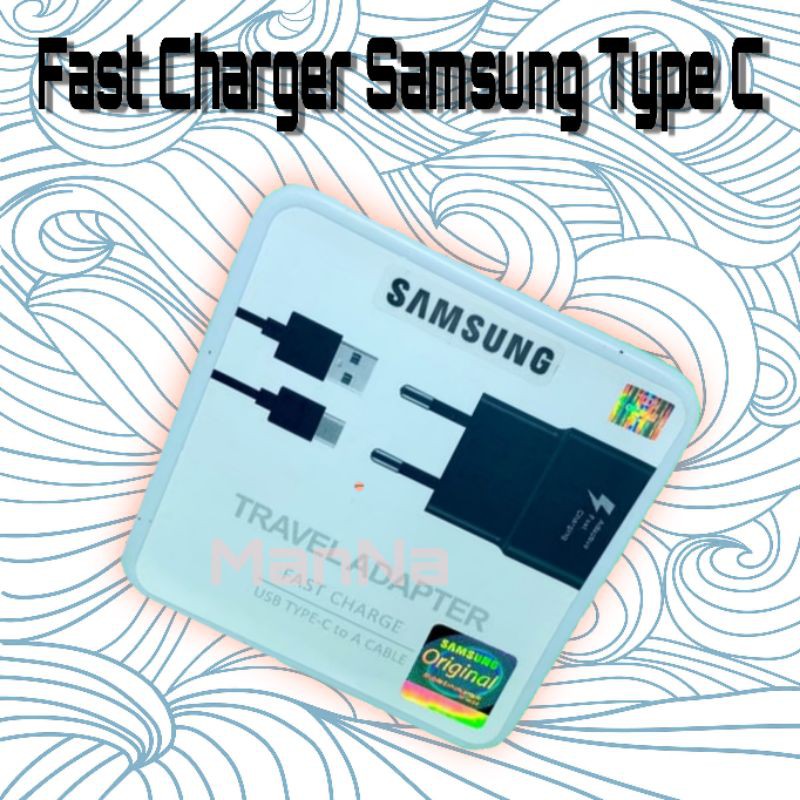 Charger Samsung Type C Original Fast Adaptive Charging 15W EP-TA20EBE Casan Adapter Kabel USB C Data