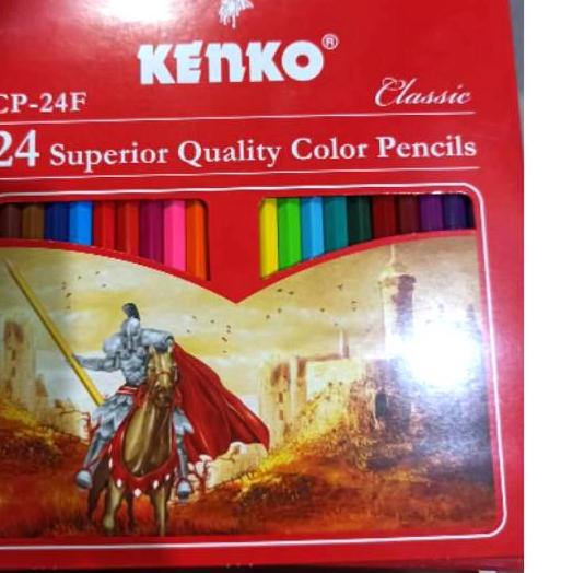 

(EF56Z] Nyaman .Pensil warna kenko 24 warna classic CP-24F..!!
