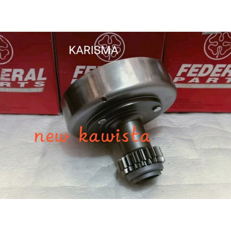 RUMAH MANGKOK KAMPAS GANDA OTOMATIS HONDA KHARISMA SUPRA X 125 LAMA ORISINIL FEDERAL