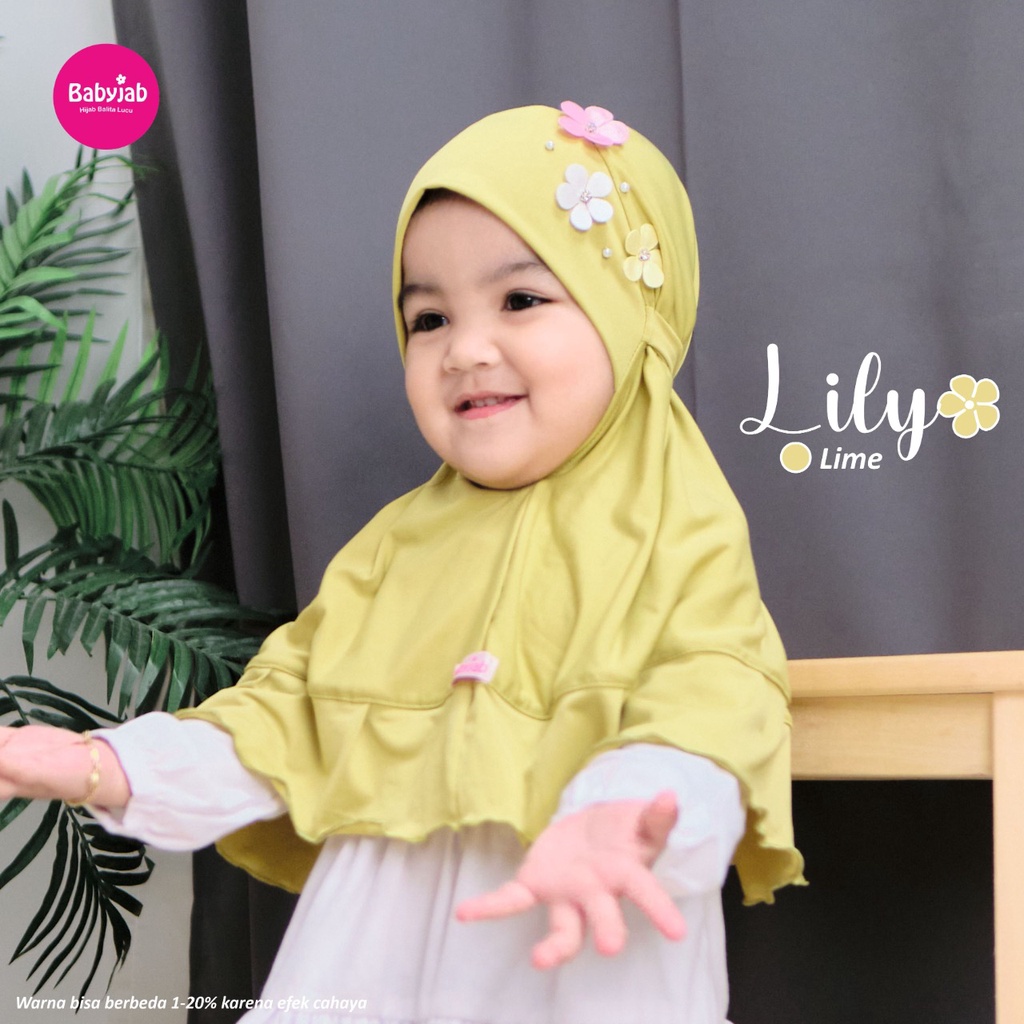 Babyjab Hijab Lily/Kerudung Anak/Hijab Balita. Material Jersey Premium Warna, Pumkin, Maroon, Navy, 