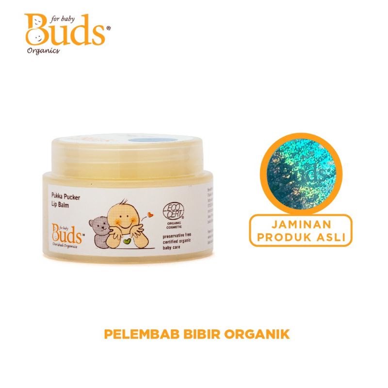 Buds Cherished Organics Baby Pukka Pucker Lip Balm 15ml