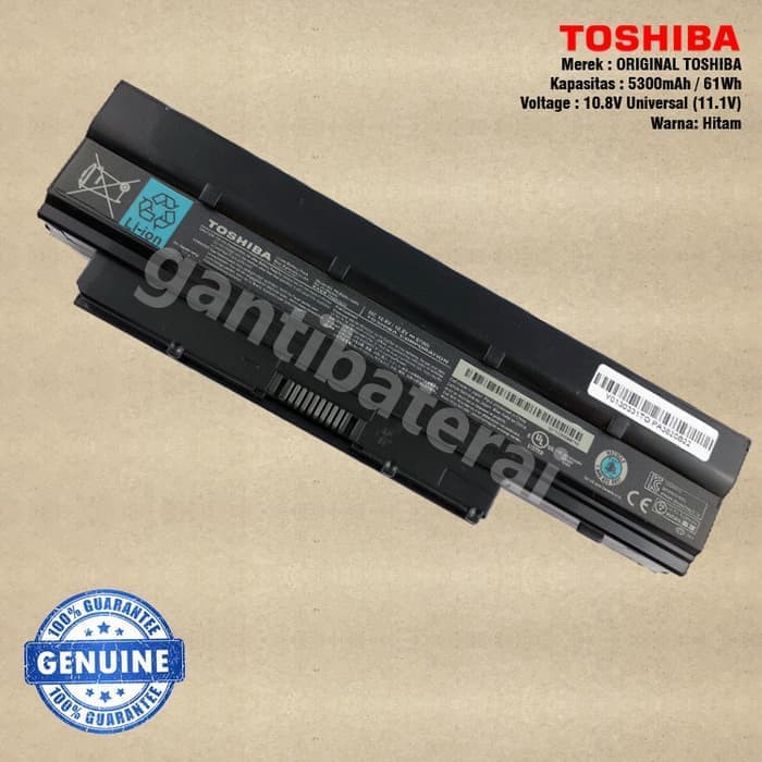 Original Baterai Toshiba NB510 NB520 NB200 T210 NB500 T215