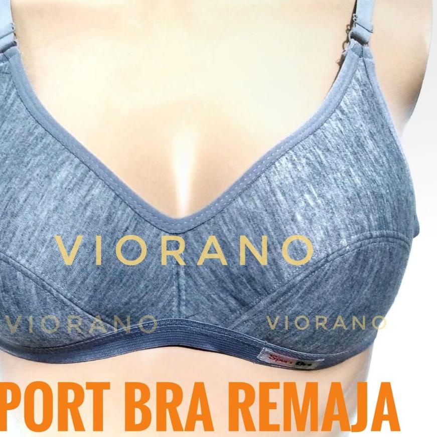 ✨Ramadhan 6.6/Bh Cewek Sport Bra Remaja Misty Tanpa Kawat Size 34 36 38 Bra Wanita Non Busa  Kutang 