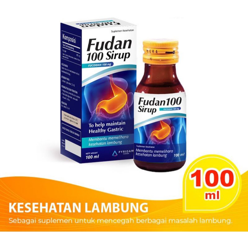Fudan Fucoidan 100mg sirup untuk membantu memelihara kesehatan lambung