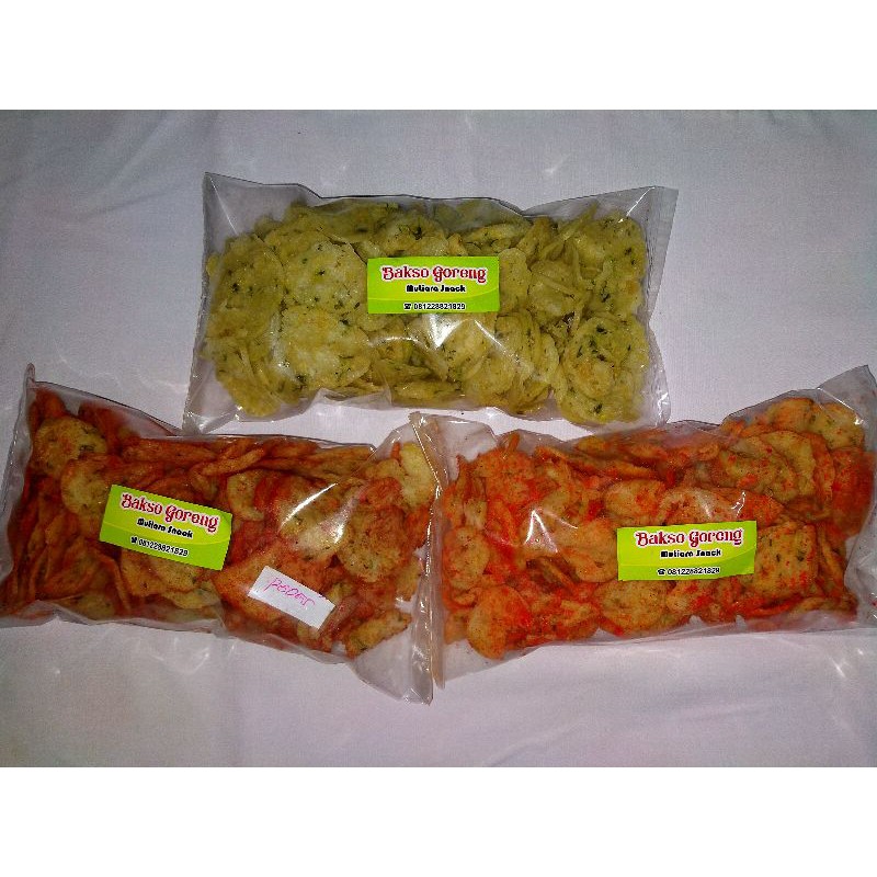 

KERIPIK BAKSO GORENG RENYAH MURAH 12.000 CAMILAN RUMAH