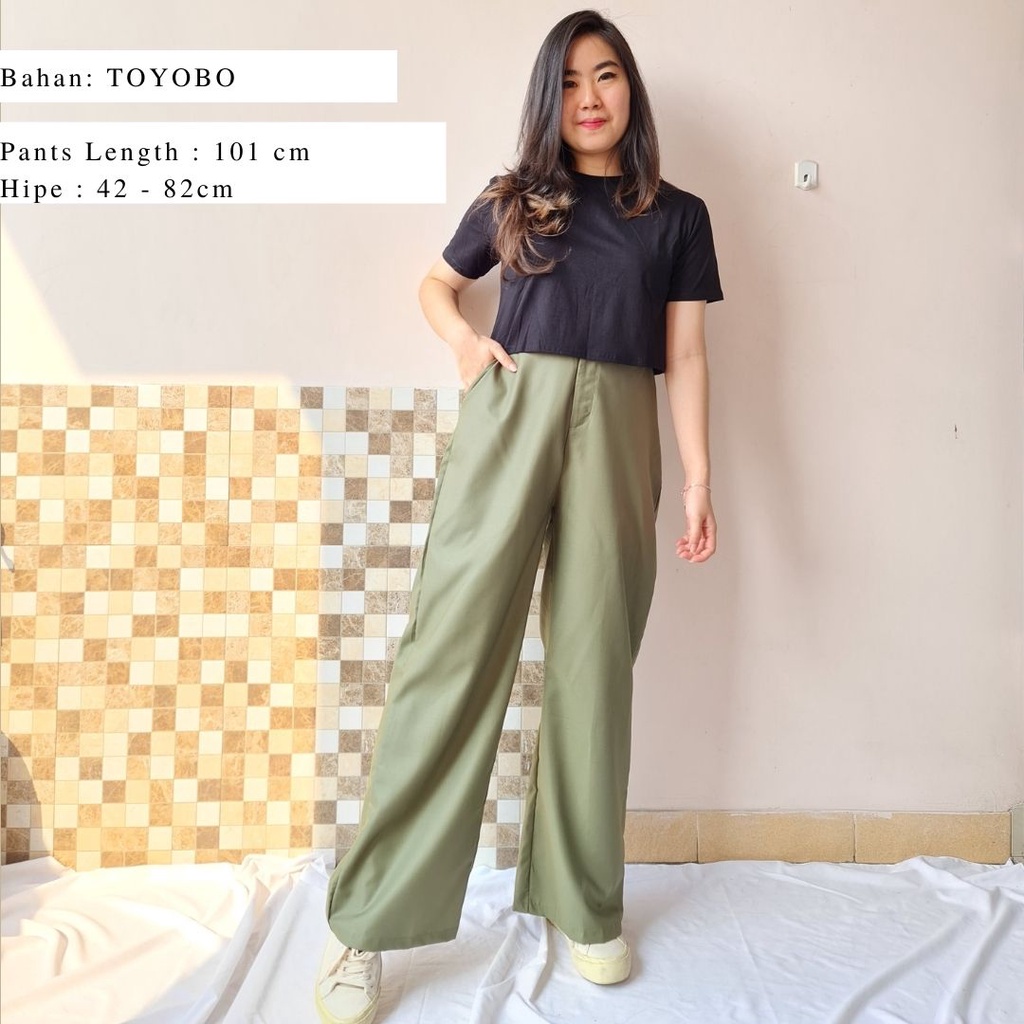 5448 toyobo long culottes pants