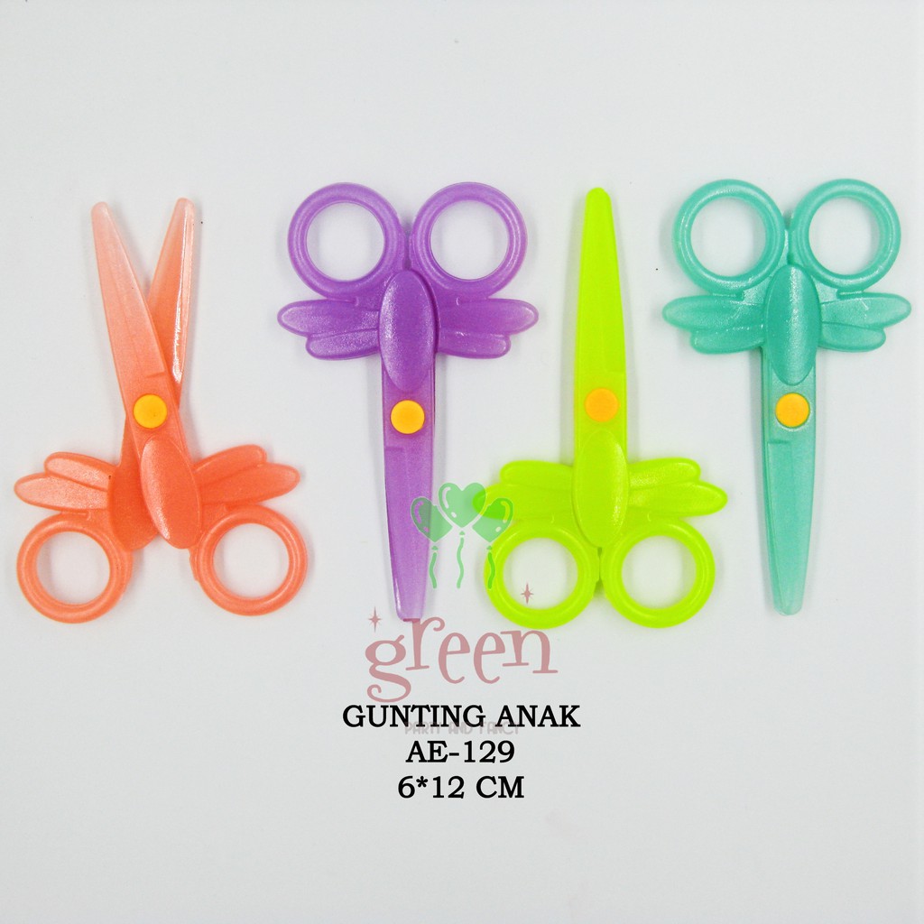 

Gunting anak aman Safety scissors Gunting anak plastik Gunting sekolah Gunting mini AE-123-129
