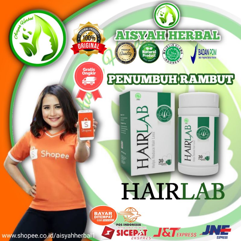 HAIRLAB ORIGINAL | OBAT HERBAL PENUMBUH RAMBUT ASLI BPOM