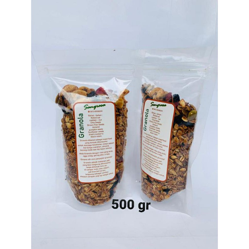 

granola enak no sugar 500 gram