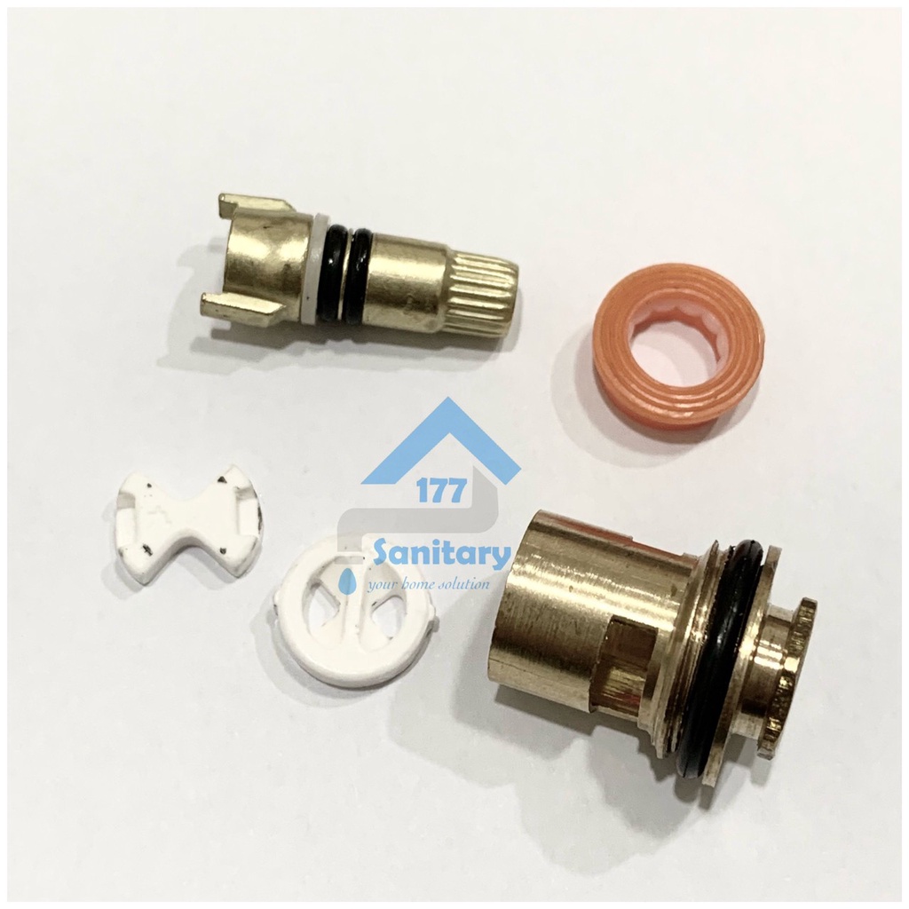 Jantung Kran Kuningan-Valve hati keran air ceramic ceramik heart faucet spare part original brass sparepart ceramic disc catridge sparepart tengah dalam kran angsa tembok wastafel dll