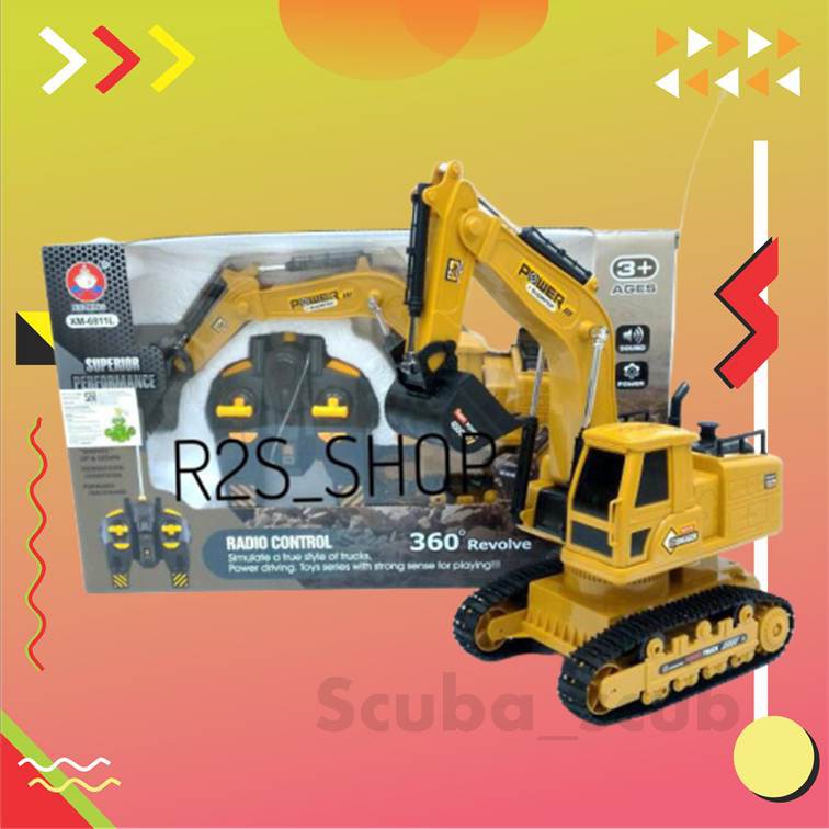 DISTRIBUTOR MAINAN SS2969 Mainan Mobil Remote Control Truck Excavator / Heavy Machine ONLINE LENGKAP