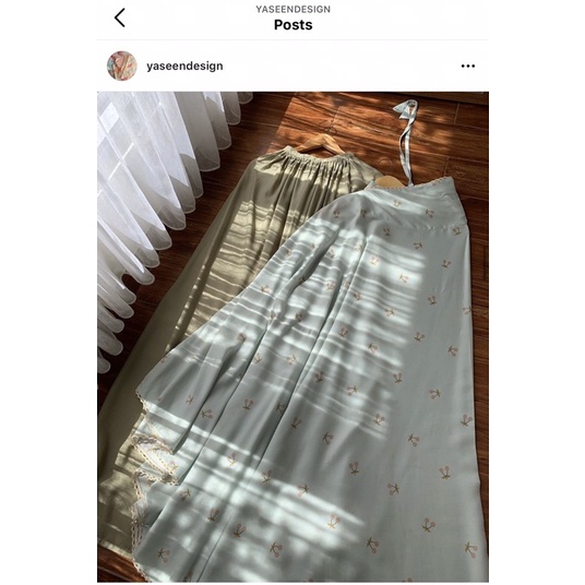 Yaseen Design Mukena Mint Luna