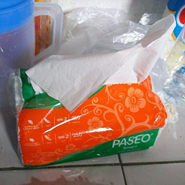 Paseo Smart Facial Tissue 250 Sheets Tissue Kering
