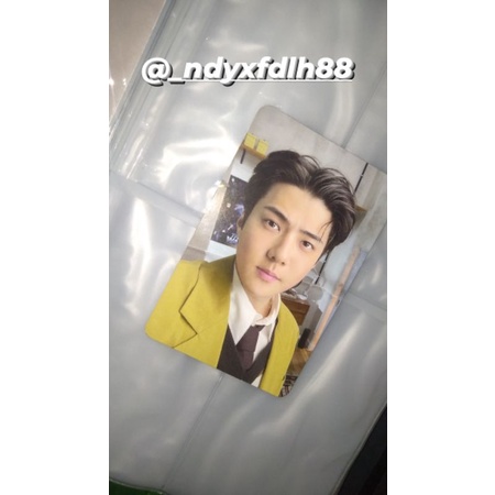 Photocard Exo DFTF Sehun Jaskun