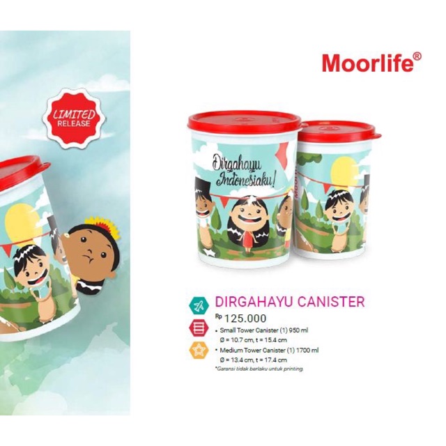 Moorlife Dirgahayu Canister