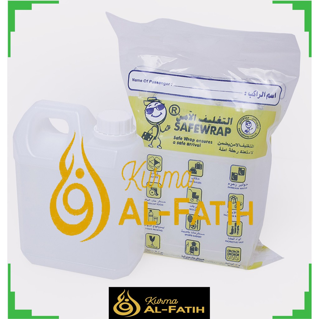 Air Zam Zam 1L / Air Zam-Zam 1 Liter 1Liter 100 % Asli Original  / Oleh Oleh Haji dan Umroh