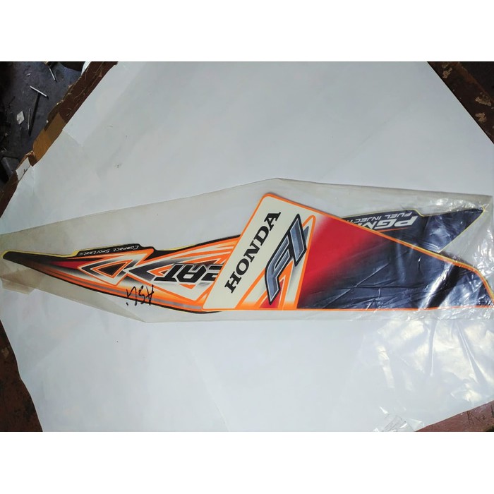 SALE -  Striping Lis Bodi &amp; Stiker Body Beat Fi 2012 Hitam Orange Oren